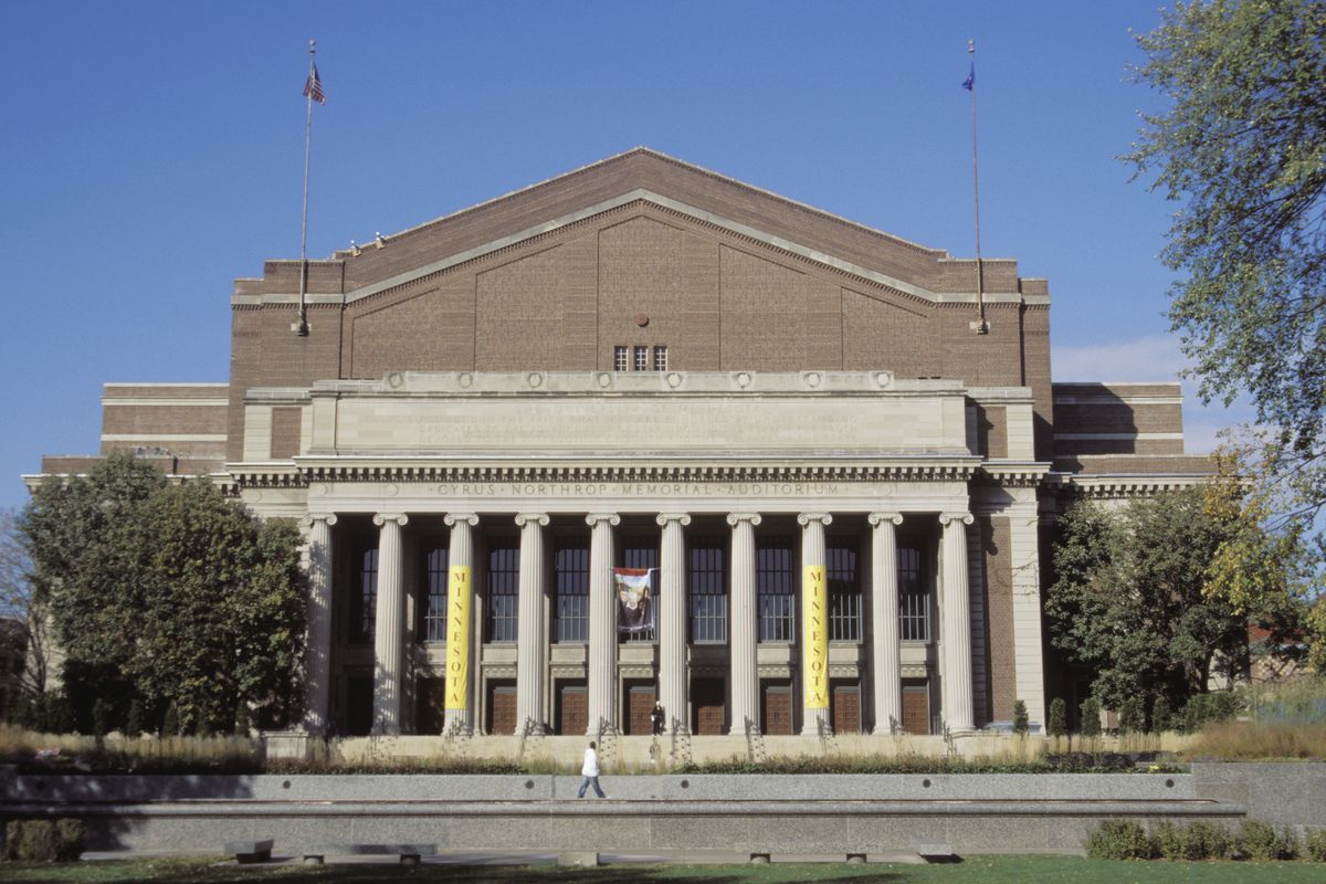 Minnesota, Minneapolis, University Of Minnesota Campus, Cyrus Northrop Memorial Auditorium.
