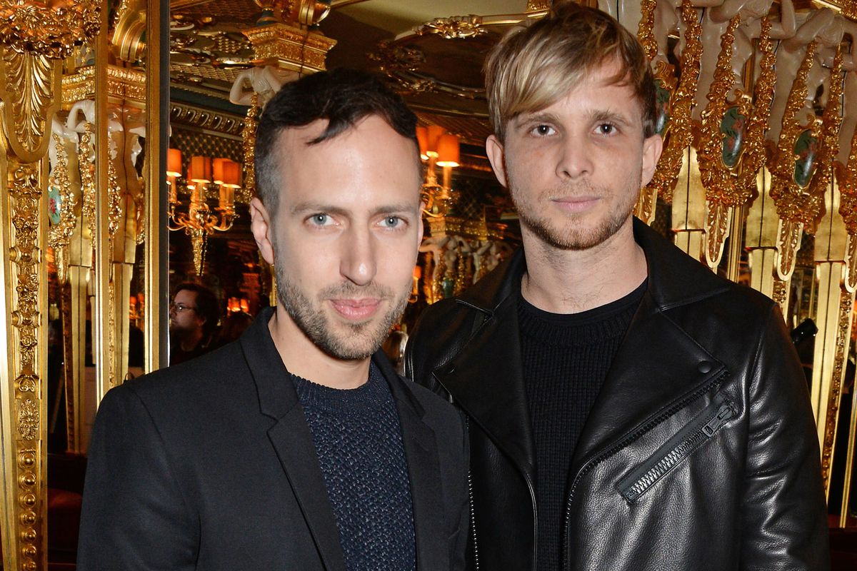 Peter Pilotto and Christopher de Vos of Peter Pilotto. Photo via Getty Images.