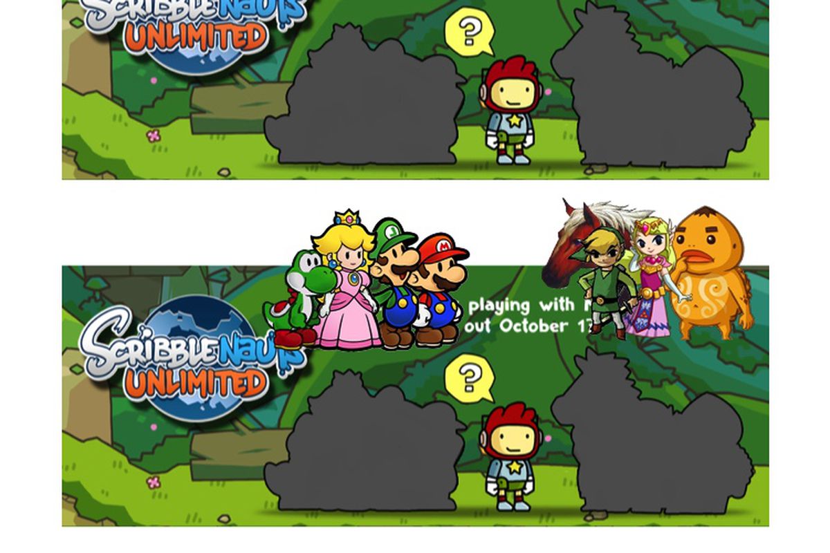 Scribblenauts Unlimited may draw Nintendo characters - Polygon