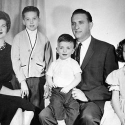 Elder Thomas S. Monson and his wife, Frances, are shown with their three children: Thomas Lee, Clark Spencer and Ann Frances, in 1963.