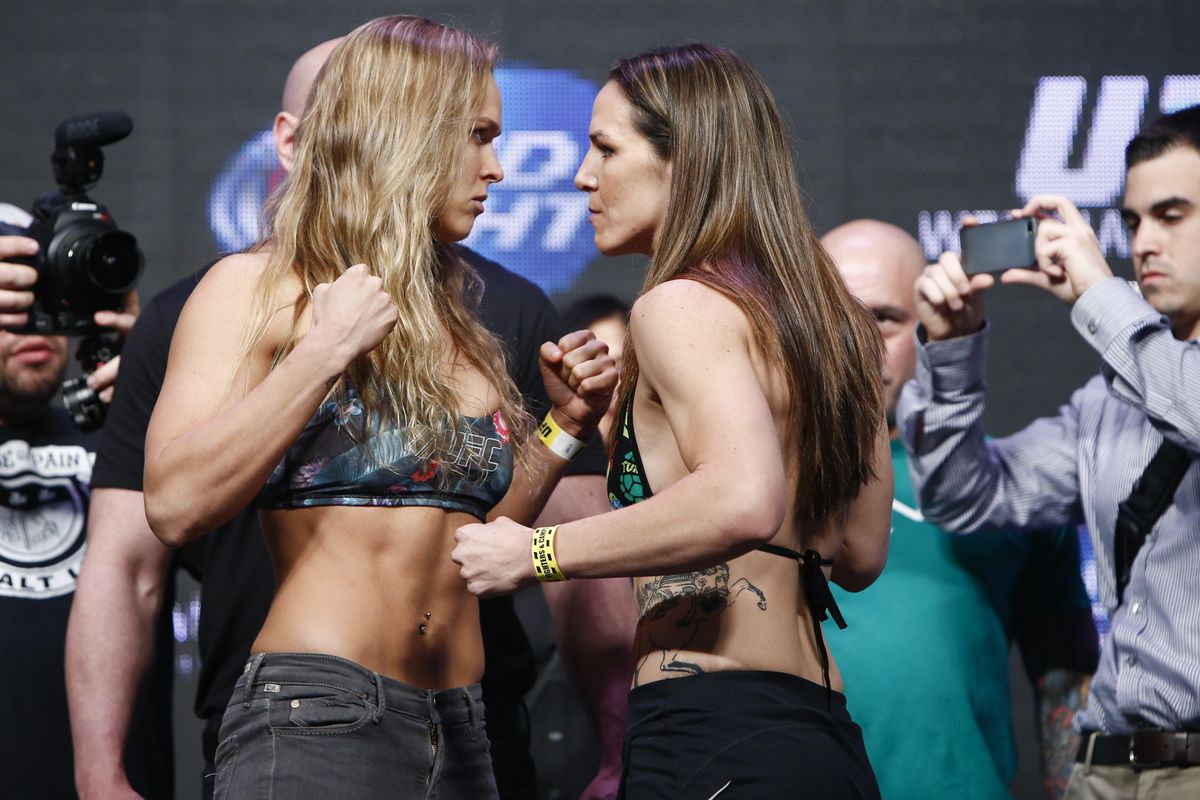 Ronda Rousey looks to remain unbeaten against Alexis Davis at UFC 175 on Saturday night.