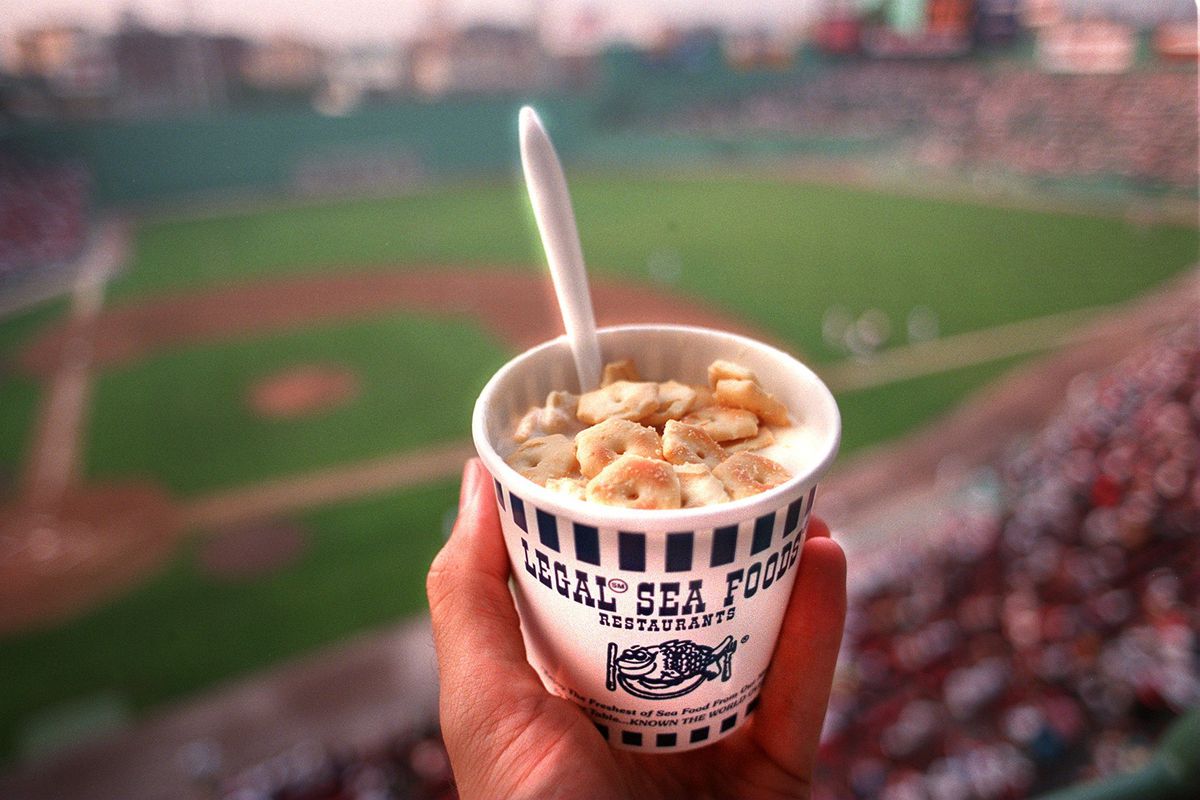 Clam Chowder From Legal Sea Foods At Fenway Park