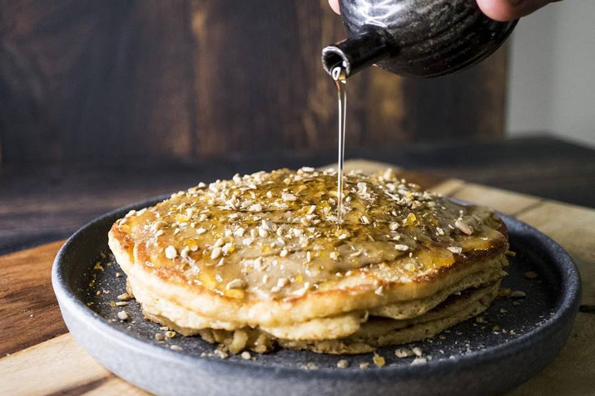 The banana pancakes from The Brewer’s Table