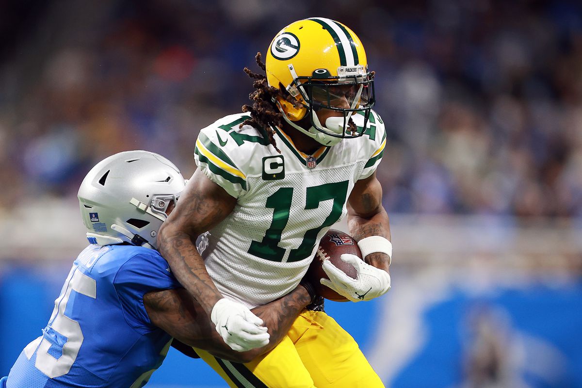 Davante Adams sets Packers single-season receiving yardage record in first half vs. Lions - Acme Packing Company