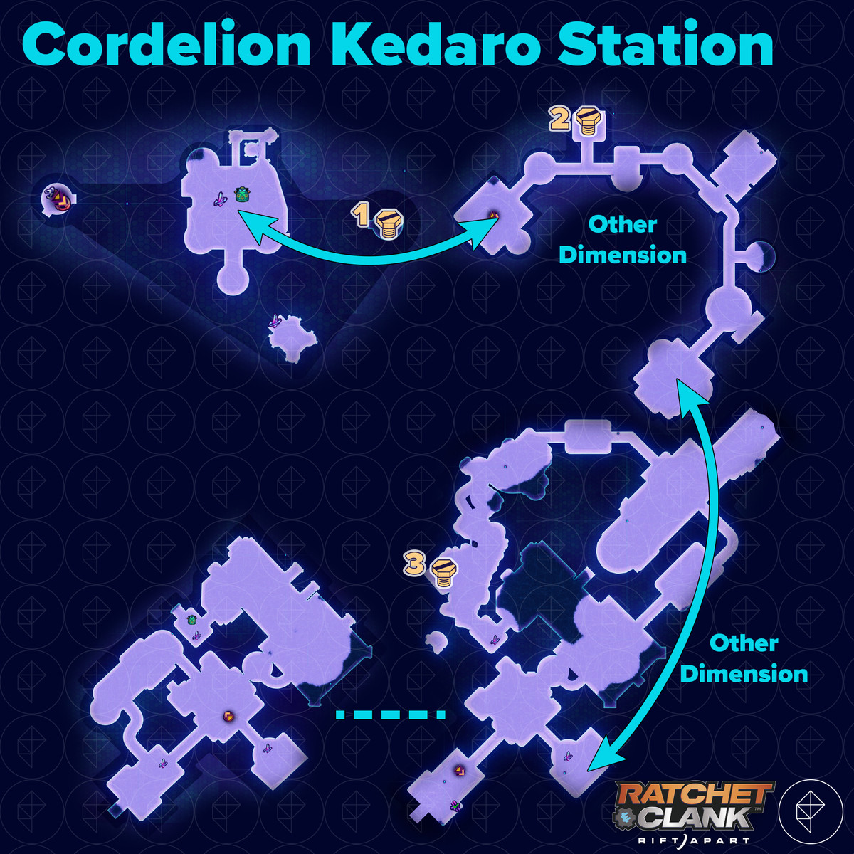 Ratchet &amp; Clank: Rift Apart collectibles guide: Cordelion Kedaro Station