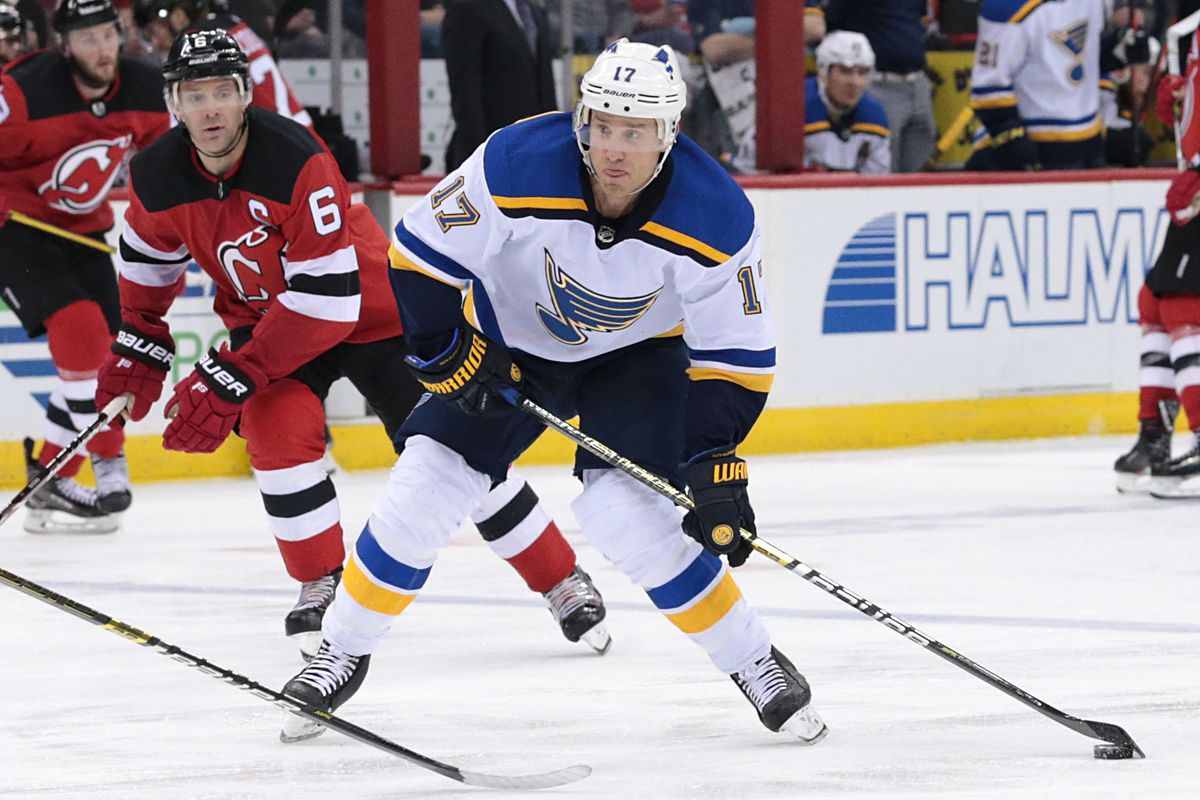 NHL: St. Louis Blues at New Jersey Devils