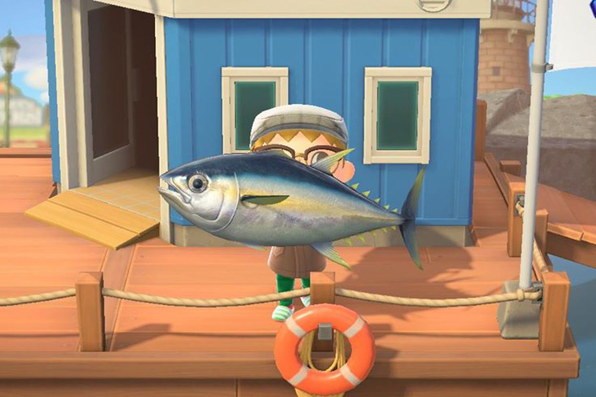 Catching a Tuna in Animal Crossing: New Horizons