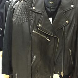 Leather jacket, $250