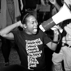 Activist Alexis Templeton in “Whose Streets?”