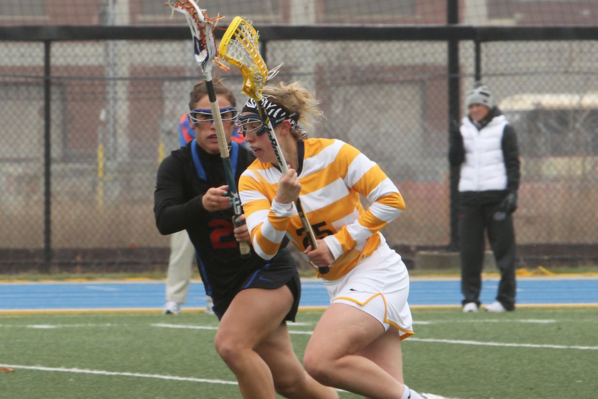 Elizabeth Goslee had 2 ground balls, 3 draw controls, and 3 caused turnovers against Georgetown.