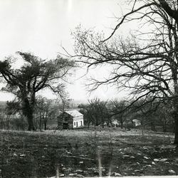This photo shows land in Adam-ondi-Ahman once owned by early Latter-day Saint Lyman Wight. This is near the Grand River in Daviess County, Missouri. The photo was taken in 1907. Joseph Smith once delivered a sermon in this area.