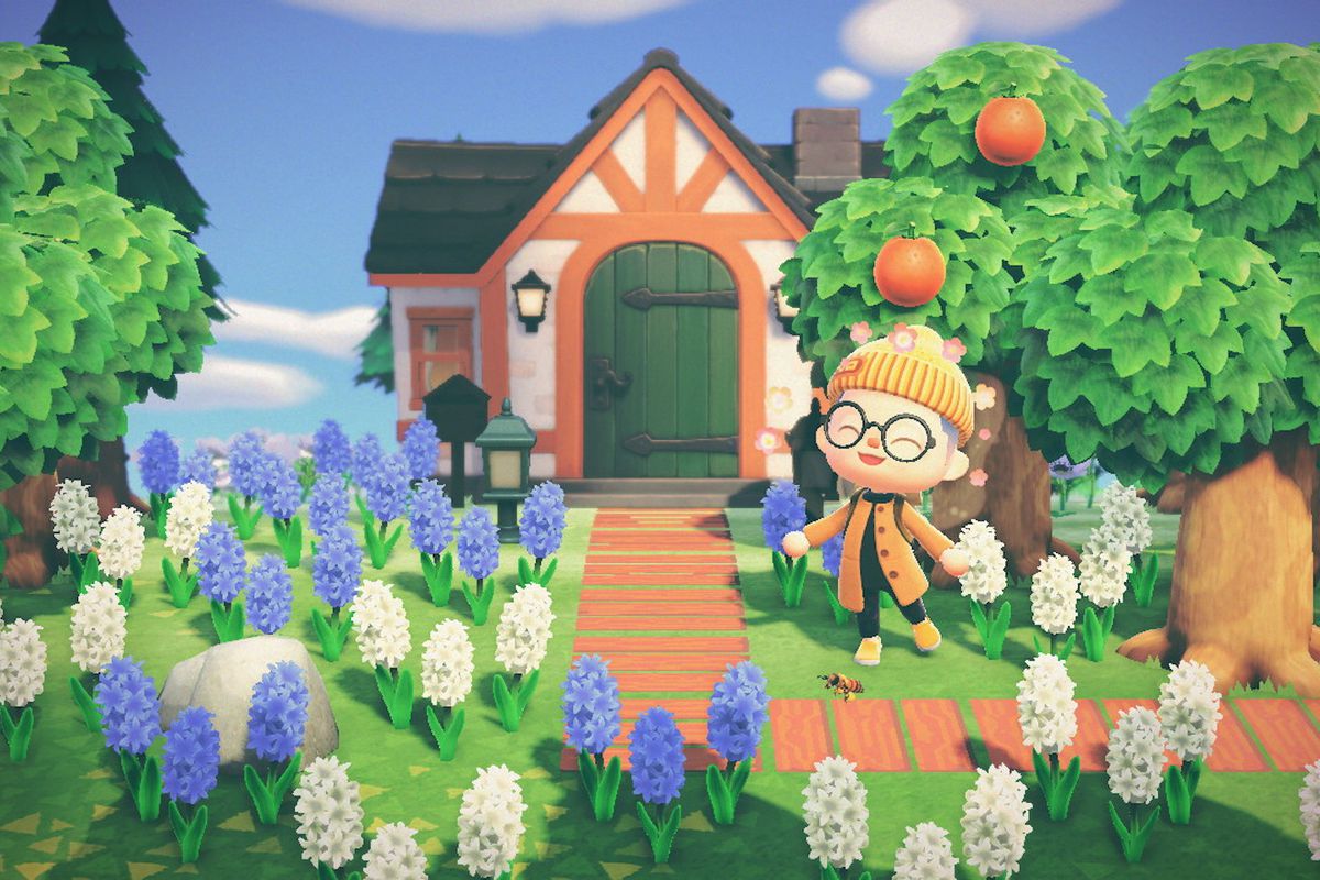 an Animal Crossing: New Horizons player shows off their house