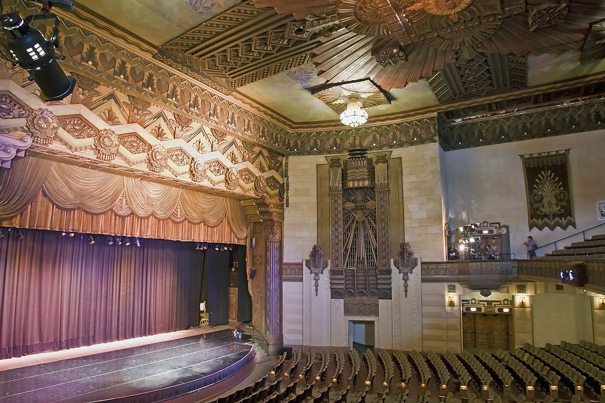 Interior of Warner Grand Theatre