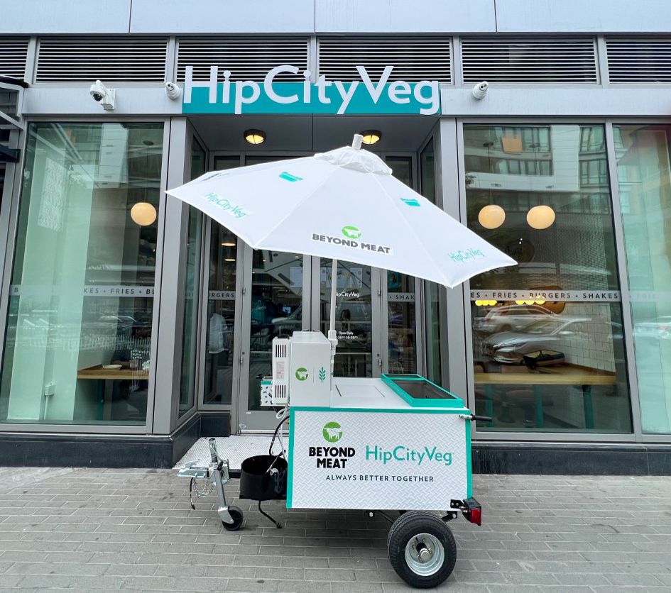 HipCityVeg’s vegan hot dog cart
