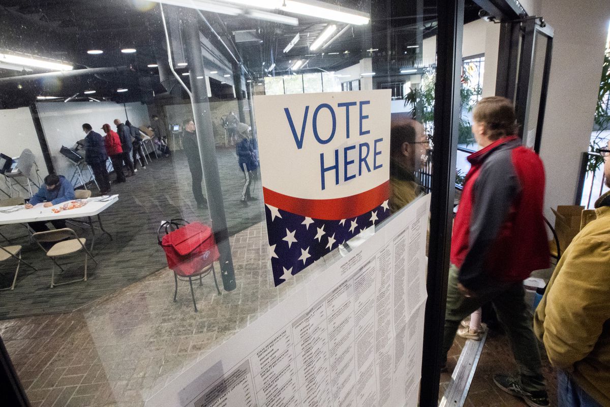 Voters cast their ballots at Trolley Square in Salt Lake City (2018). In the 2020 election, both Joe Biden and Donald Trump are on track to receive the top two popular vote totals in U.S. history, surpassing the record set by former president Barack Obama in 2008.
