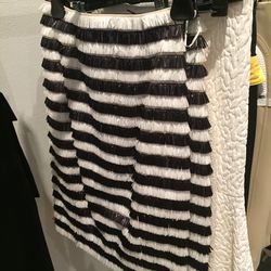 Balmain raffia pencil skirt, $1,018 (was $2,545)