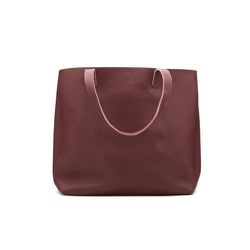Burgundy (for everything): <strong>Cuyana</strong> Leather Tote in Burguny, <a href="http://www.cuyana.com/leather-tote-burgundy.html">$150</a>