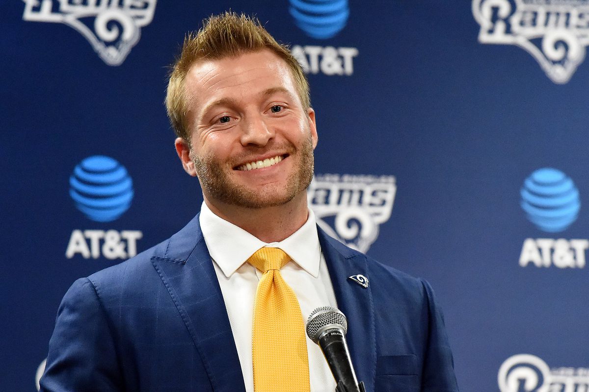 Los Angeles Rams Officially Introduce Sean McVay as Head Coach - Turf Show  Times