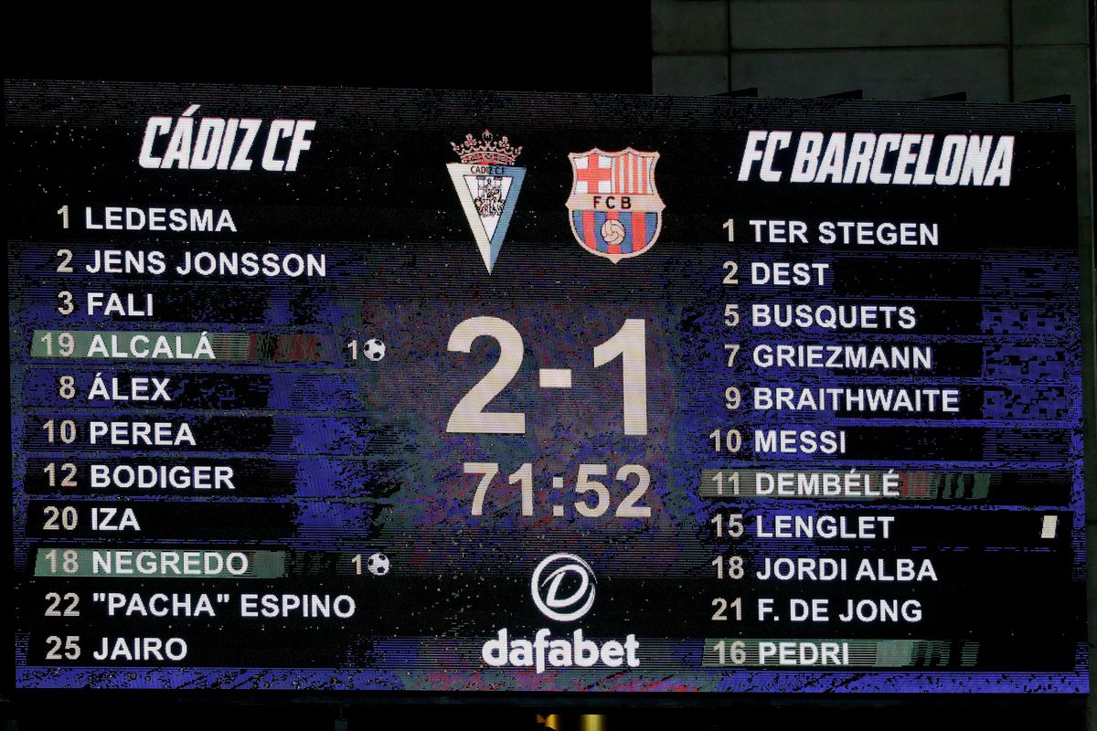 Cadiz FC v FC Barcelona - La Liga Santander