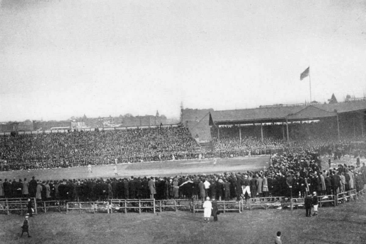 New York Highlanders Play at Hilltop Park 1907