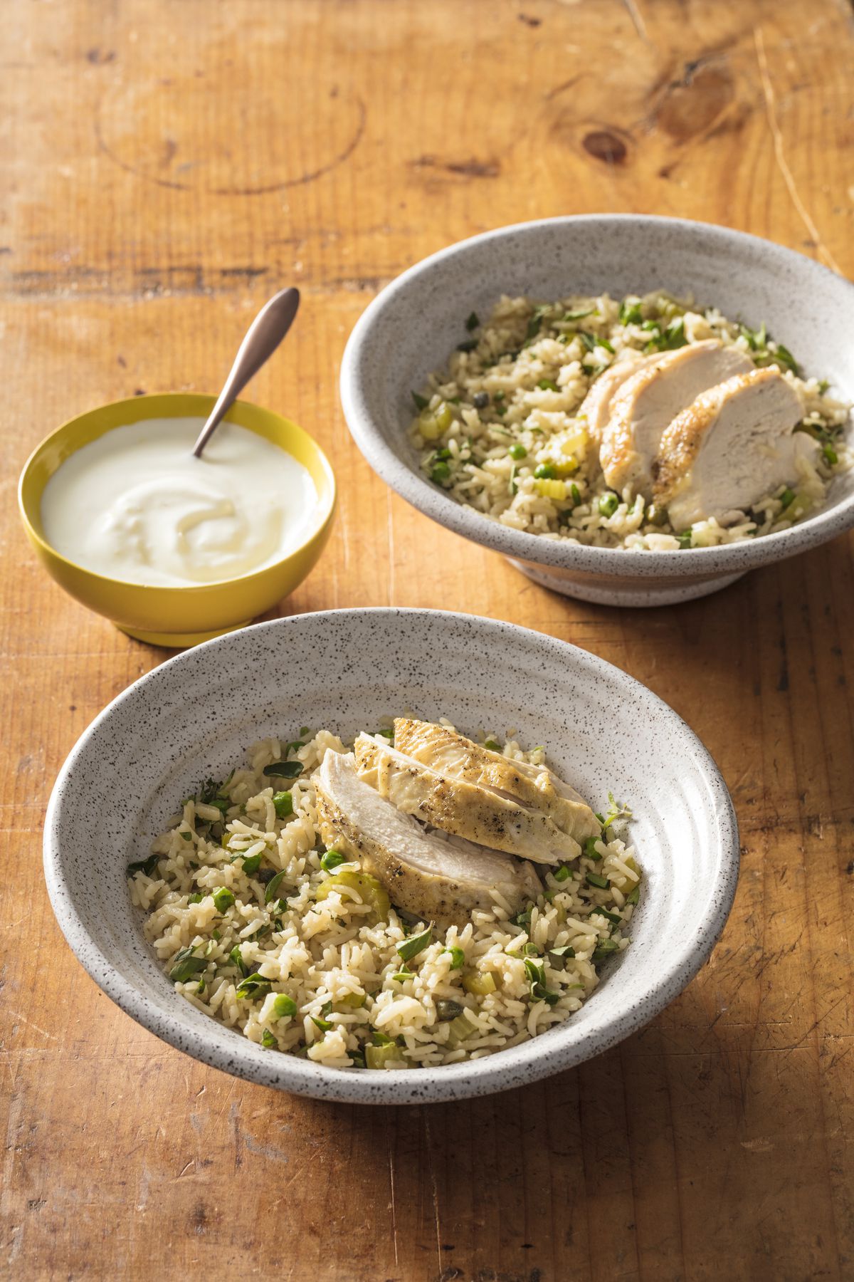 Greek-Style Chicken and Rice 