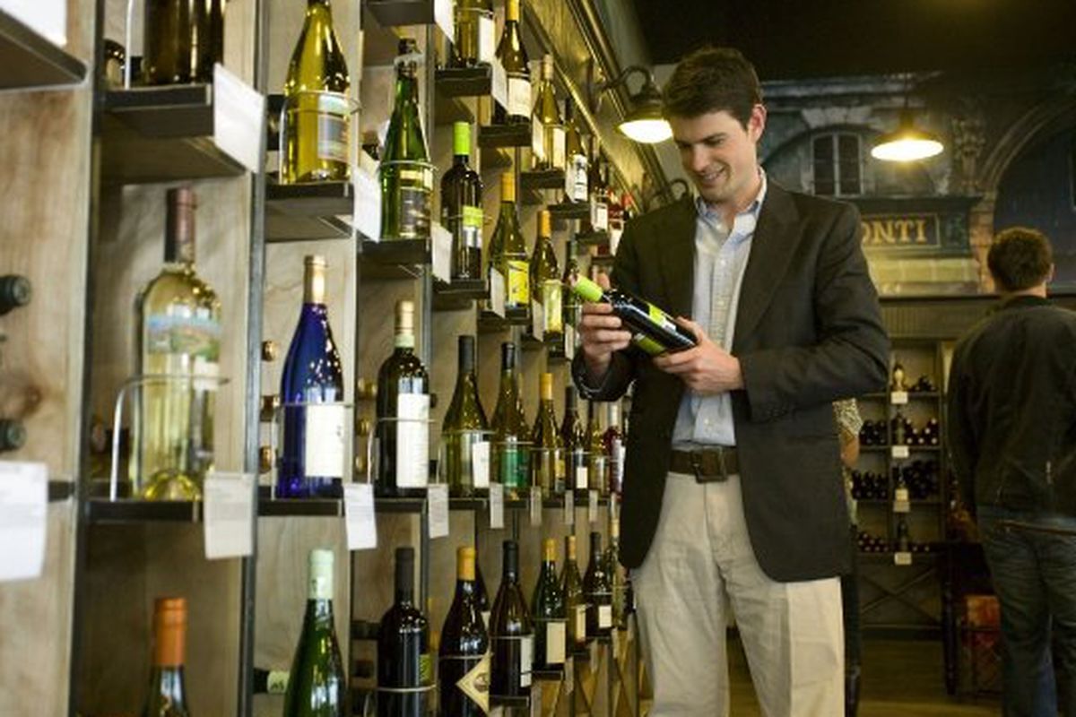 At Grand Cru, he's sure to bring home the right bottle of wine. Image via Grand Cru