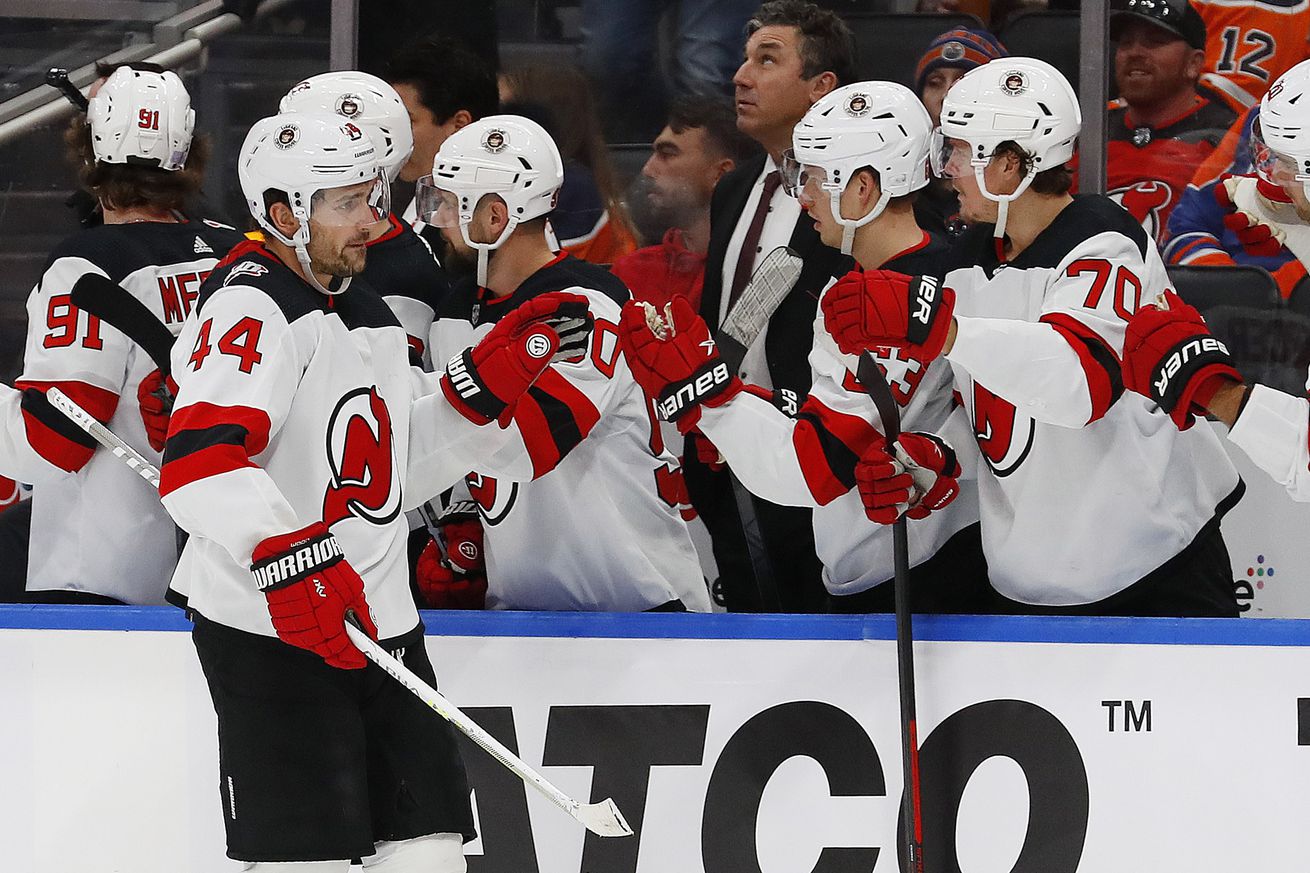 NHL: New Jersey Devils at Edmonton Oilers