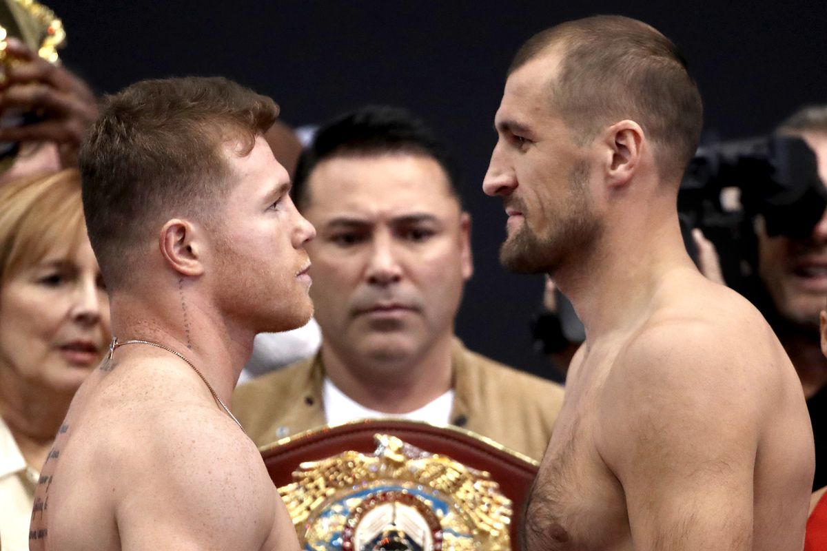 Canelo vs Kovalev weigh-ins in Las Vegas, United States