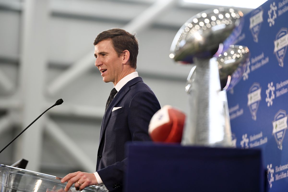 NFL: New York Giants-Eli Manning Retirement Press Conference
