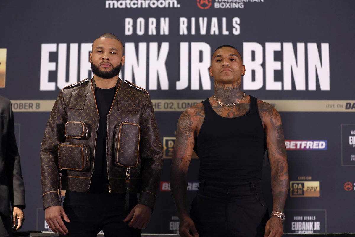 Chris Eubank Jr and Conor Benn press conference at Glaziers Hall
