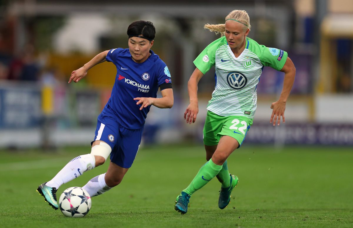 Chelsea Ladies v Wolfsburg - UEFA Womens Champions League Semi-Final: First Leg
