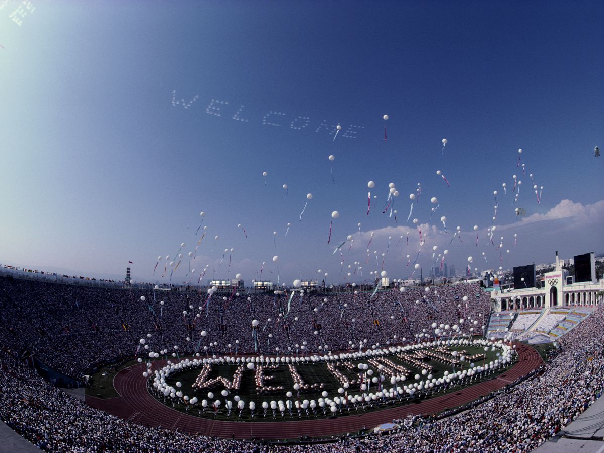 1984 Olympics opening ceremonies