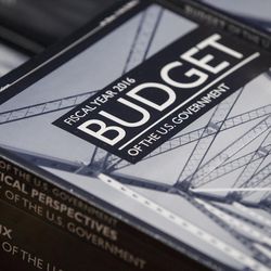 President Barack Obama's new $4 trillion budget plan is distributed by the Senate Budget Committee as it arrives on Capitol Hill in Washington, early Monday, Feb. 02, 2015. The fiscal blueprint for the budget year that begins Oct. 1, seeks to raise taxes on wealthier Americans and corporations and use the extra income to lift the fortunes of families who have felt squeezed during tough economic times. Republicans, who now hold the power in Congress, are accusing the president of seeking to revert to tax-and-spend policies that will harm the economy while failing to do anything about soaring spending on government benefit programs. 