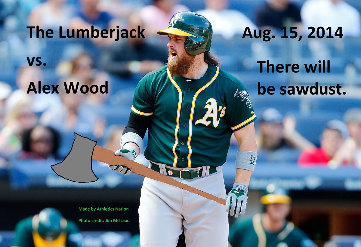 Derek Norris lumberjack vs wood