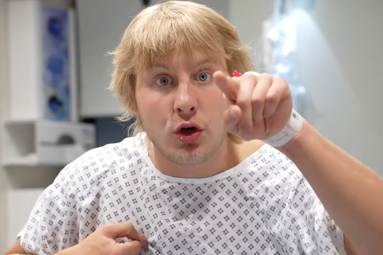Paddy Pimblett calls for Jared Gordon rematch from hospital bed: ‘You’re f****** dog s***’