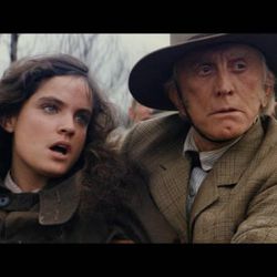 Sigrid Thornton and Kirk Douglas star in "The Man from Snowy River" (1982).