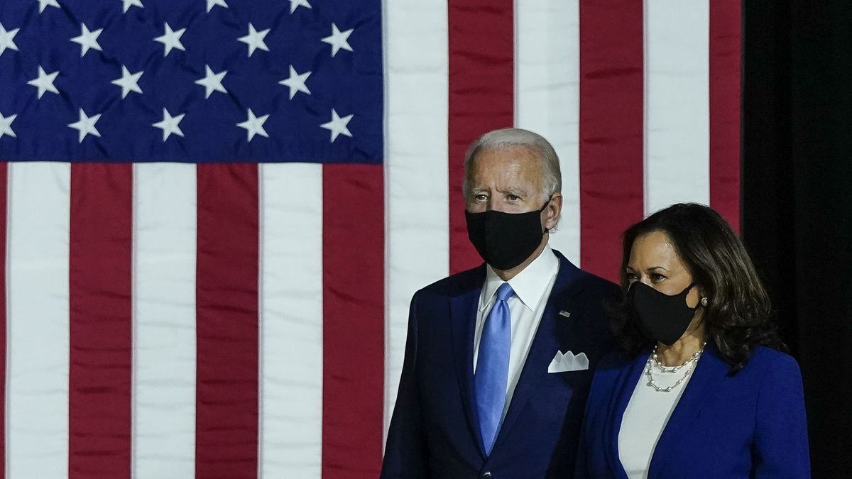 Joe Biden And Running Mate Kamala Harris Deliver Remarks In Delaware