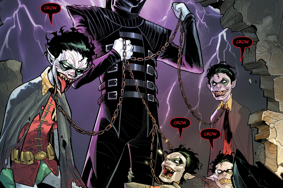 The Batman Who Laughs’ Robins in Teen Titans #12