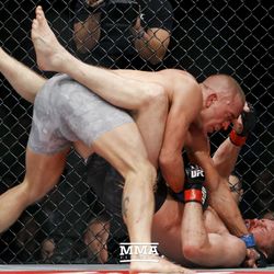 GSP looks for the finish at UFC 217.
