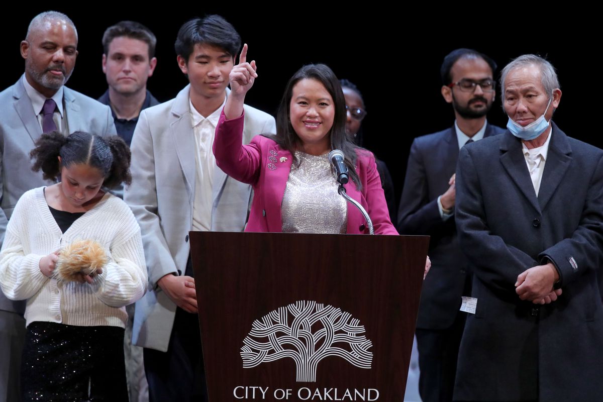 Oakland Mayor-Elect Sheng Thao inauguration ceremony