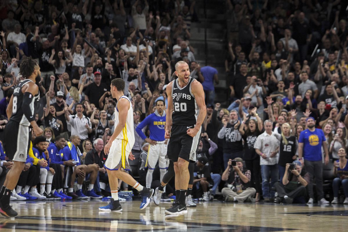 NBA: Playoffs-Golden State Warriors at San Antonio Spurs