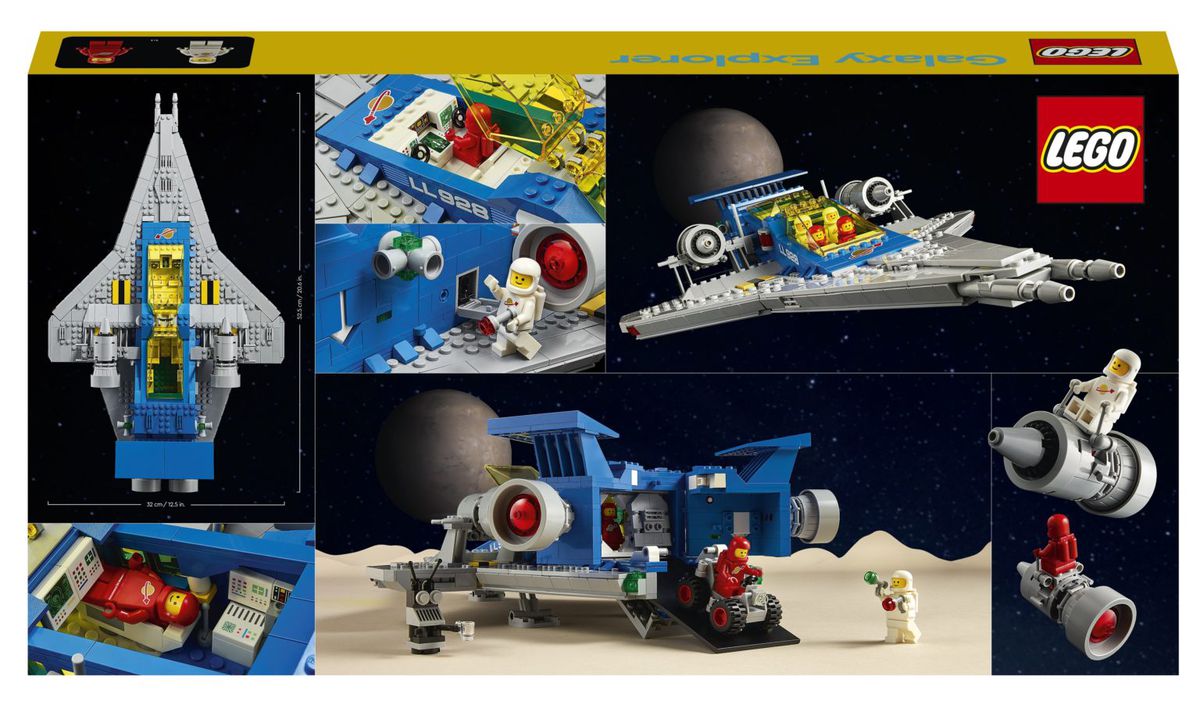 Lego’s original spaceship, the Galaxy Explorer, is back and better than ever