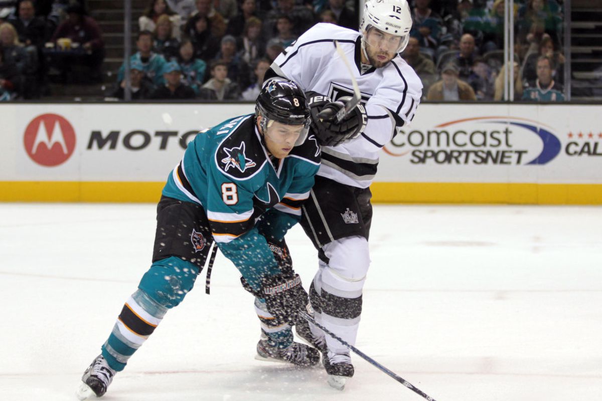 Pavelski kind of looks like me when I try to skate, except better.