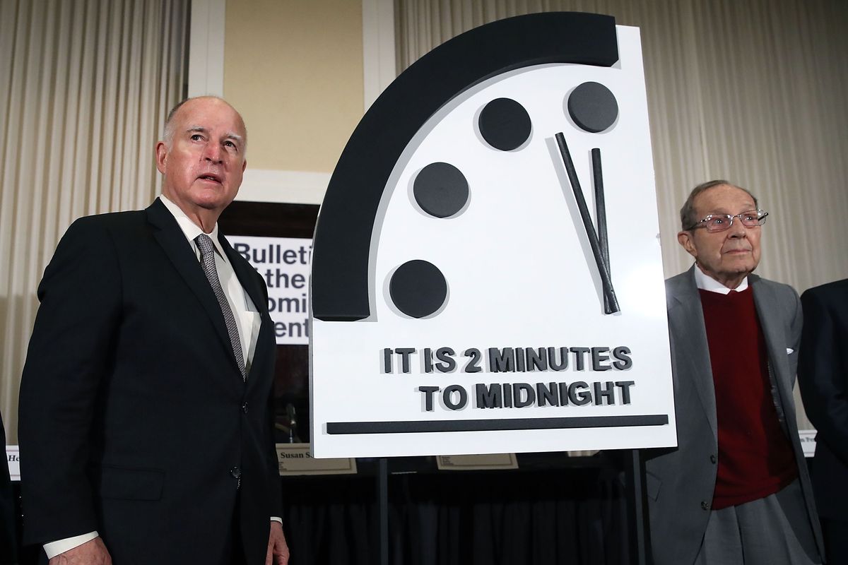 Bulletin Of The Atomic Scientists Hold Annual News Conference To Announce Adjustment To Doomsday Clock
