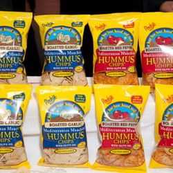 The original hummus chip, as claimed by Plocky's Fine Snacks president, Paul Cipolla.