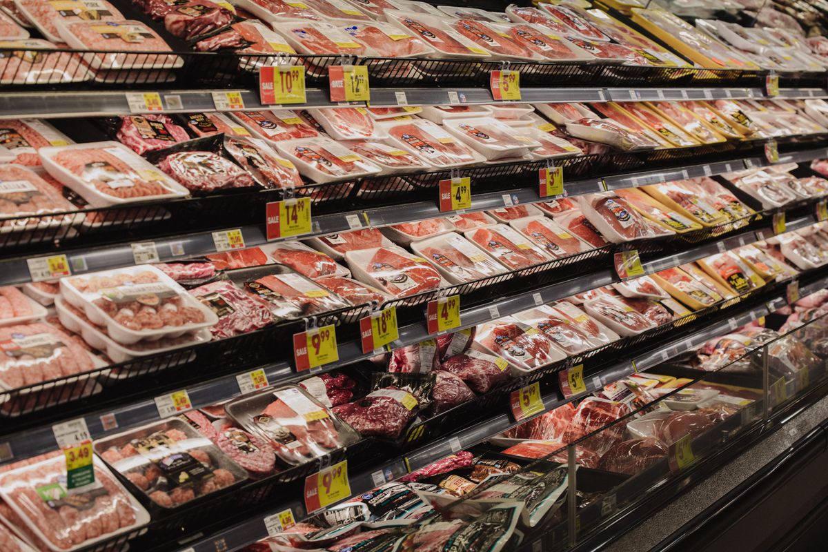 Meat for sale at Kroger Marketplace in Versailles, Kentucky, U.S., on Tuesday, Nov. 24, 2020.
