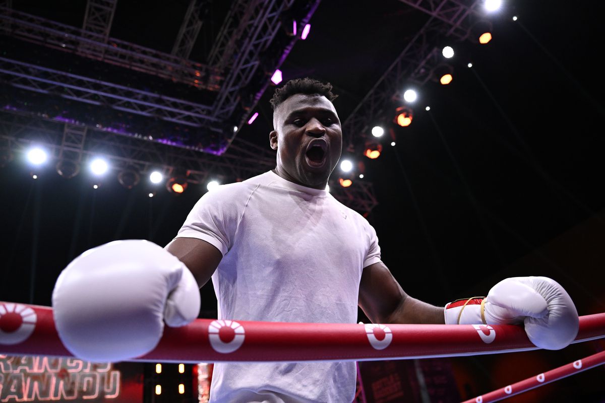 Boxe em Riade: Tyson Fury x Francis Ngannou - treino público