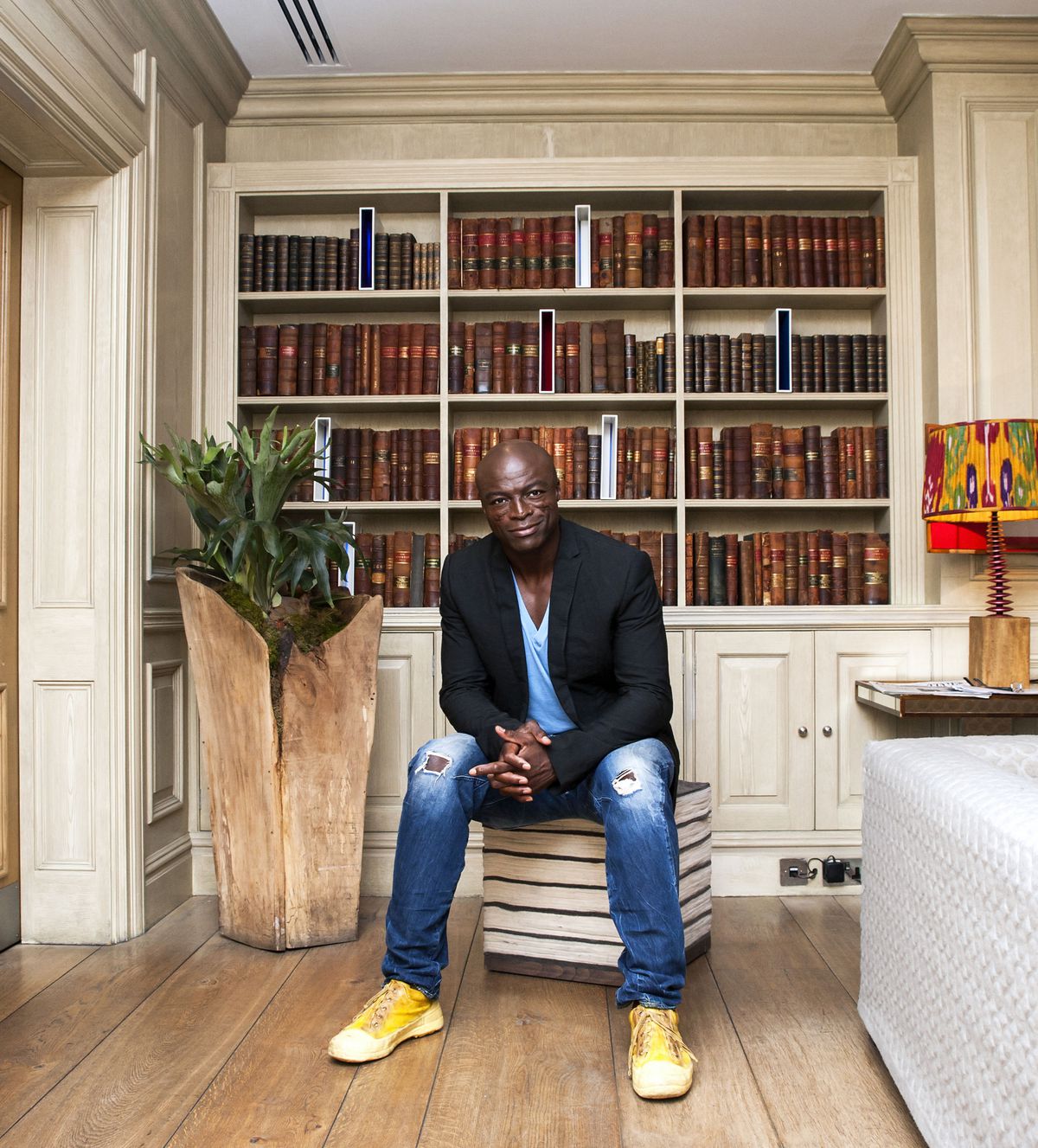 Seal photographed at The Soho Hotel, London. | The Times/News Syndication