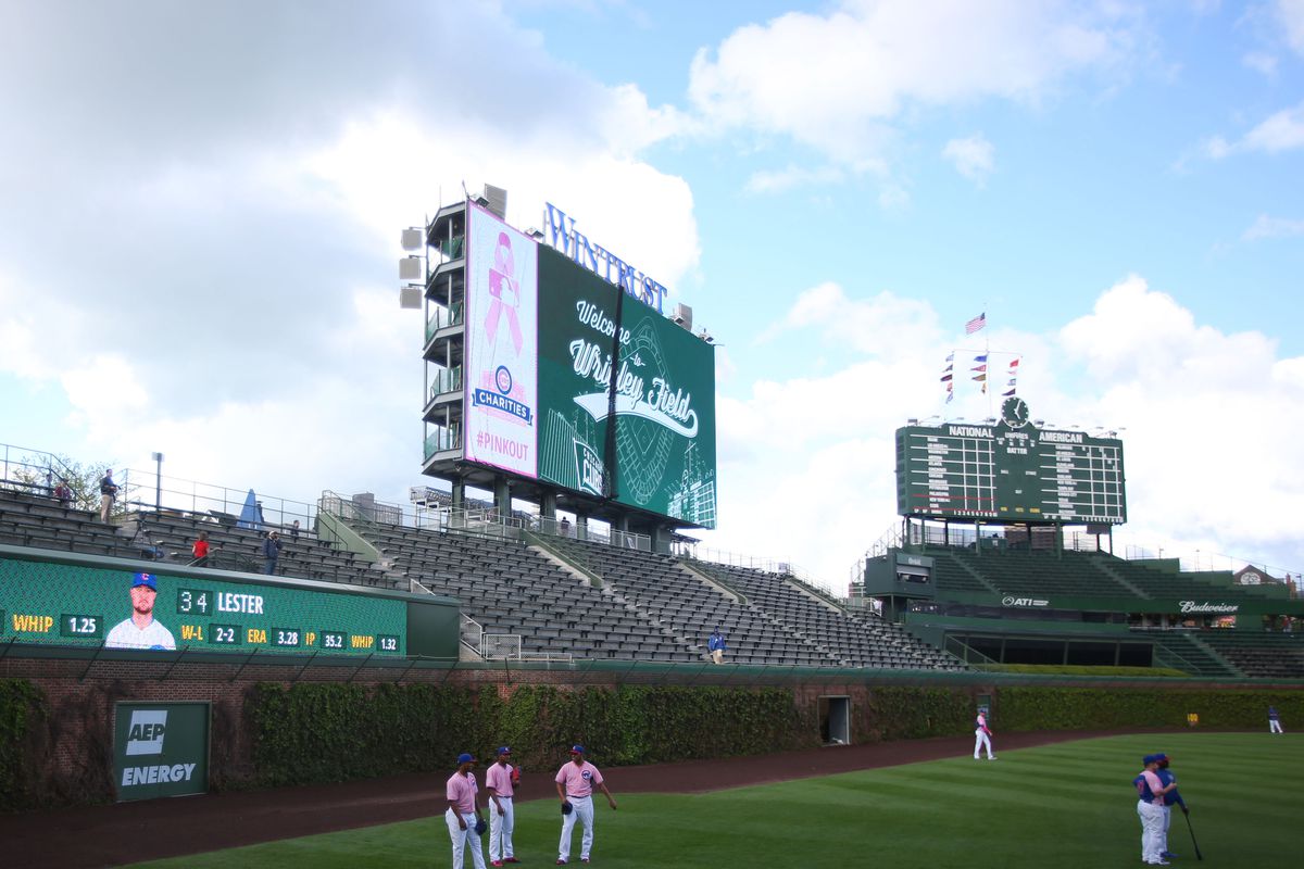 This will be the Dodgers' first look at the new renovations at Wrigley Field.