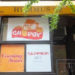 Probable french fry outpost to replace Hummus Place on MacDougal via <a href="http://blogs.villagevoice.com/forkintheroad/2011/05/chipsy_macdougal_street.php" rel="nofollow">Fork in the Road</a>